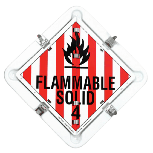 flammable solid sign
