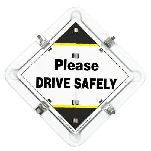please drive safley sign